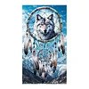 (US Local)Wolf -11CT Stamped Cross Stitch Kit(40x70cm)