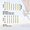 Wooden Hangboard Portable Rock Climbing Hangboard with Suspension Training