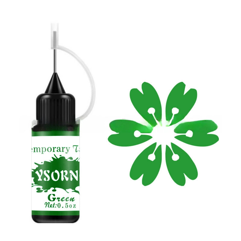 Hand-painted Pigment Color Black Henna Paste Tattoo Juice Paste Jagua Plant Paste Hollow Template