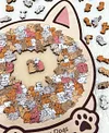 126-Piece Morandi-Style Colorful Dog Puzzle - Wooden Set