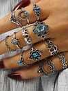 Vintage Lotus Animals Various Styles 13pieces Rings