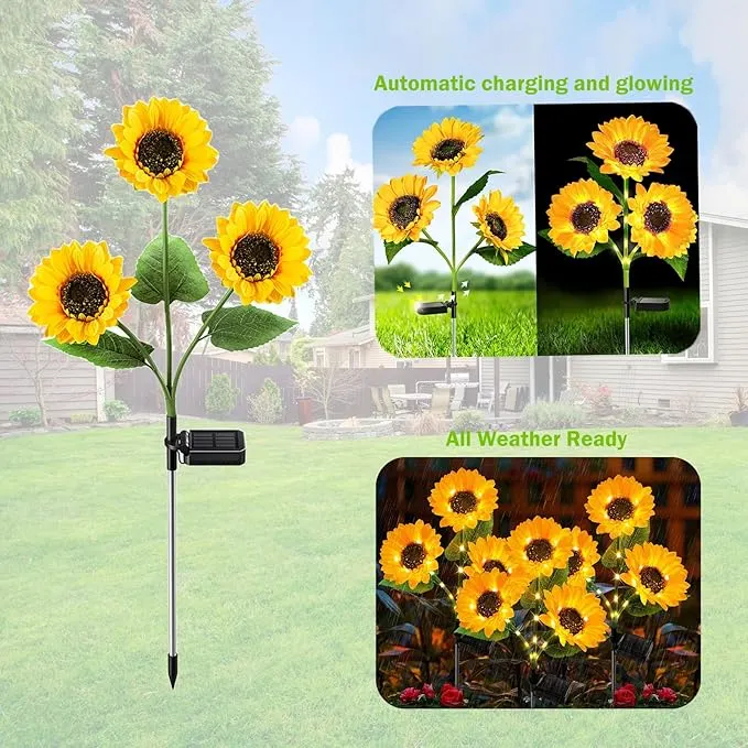 🌻Factory Direct Sales 49% Off - 🌞Solar LED Sunflower Garden Lights-29.6inch/74cm