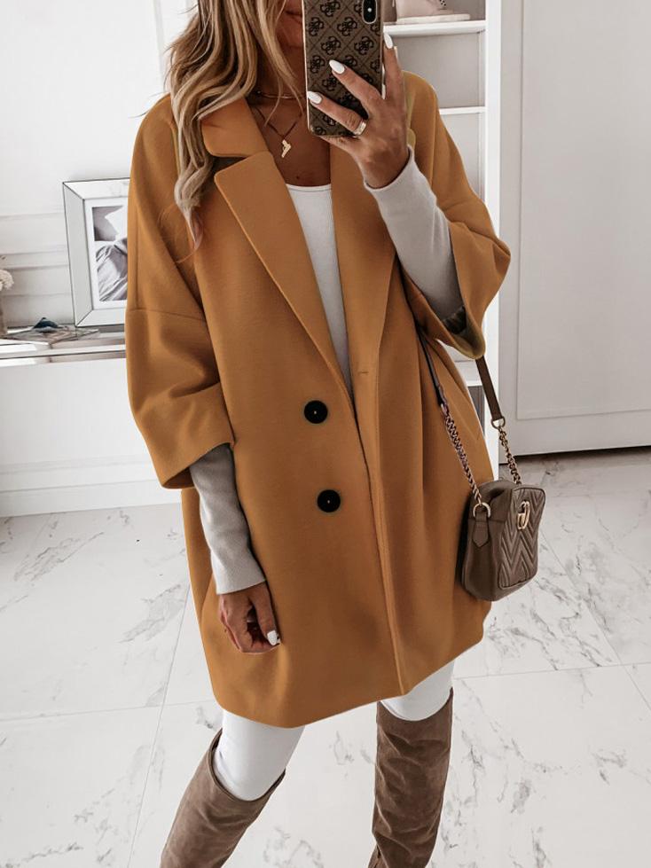 Women's V-neck Long Sleeve Sweater Coat Top