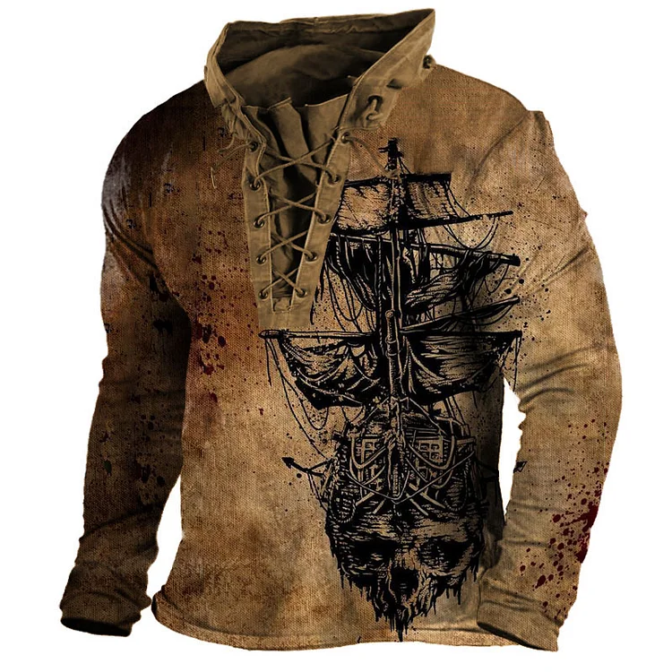 Men's Corsair Vintage Henley Shirt b0bb