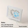 DIY Resin Beach Art Craft Kit with Frame, Resin Art Sea Glass Craft, Ocean Color Design, Materials for Adults Home Decor Desk Display, Ocean Themed DIY Kit Set and Creative Birthday Gift