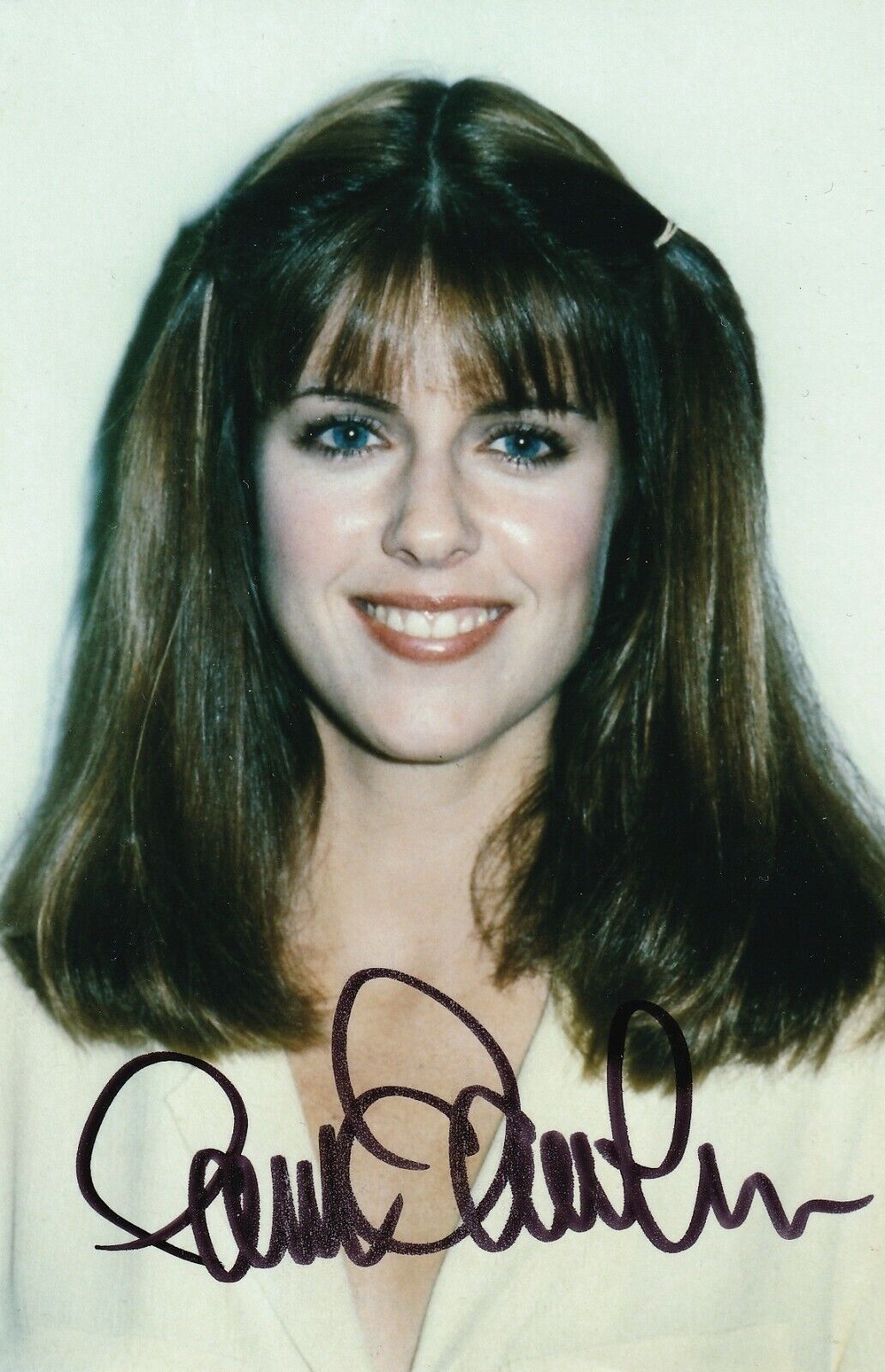 Pam Dawber REAL hand SIGNED 4x6 Photo Poster painting #2 COA Autographed Mork & Mindy Actress