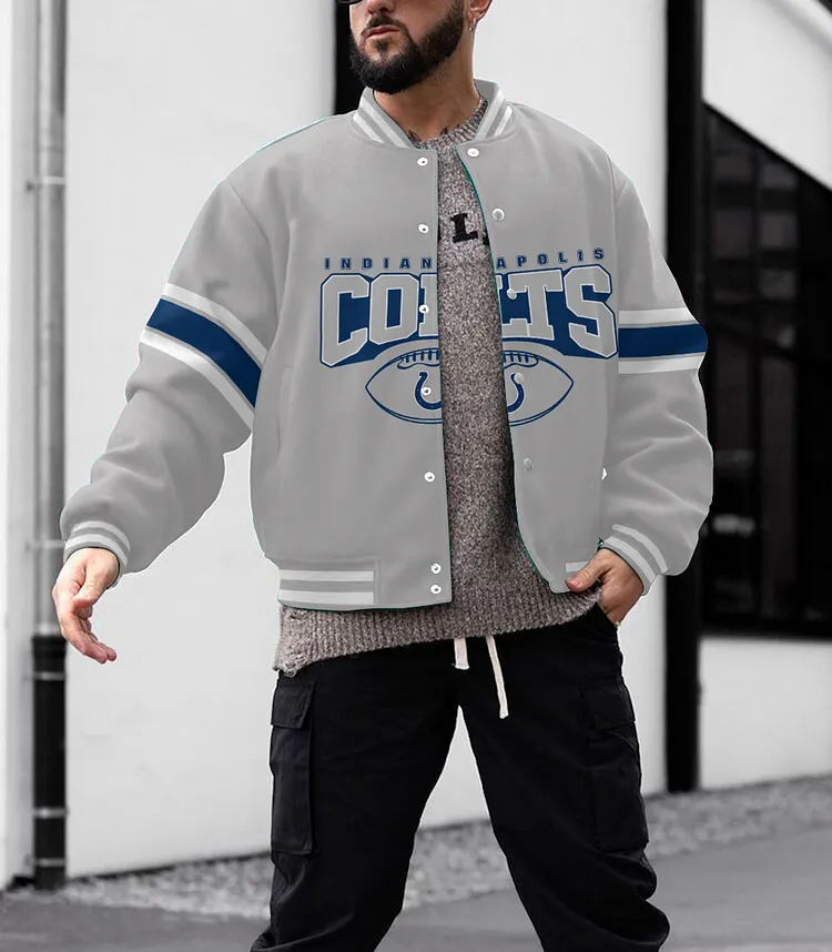 Indianapolis Colts Men's Limited Edition Full-Snap Casual Jacket