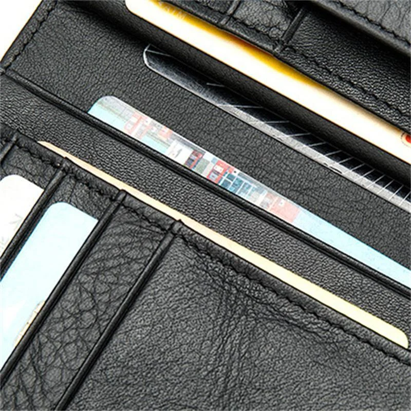 Fashion Antimagnetic Wallet Leather Multifunctional Coin Purse
