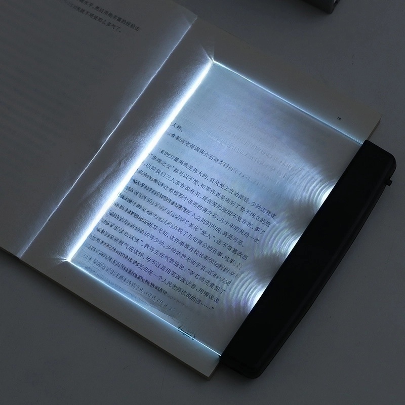 Minimalist Solid Color Plastic Indoor Led Flat Night Vision Reading Lamp