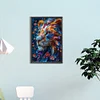 (40*60cm)Flower Lion - Full Round Drill Diamond Painting
