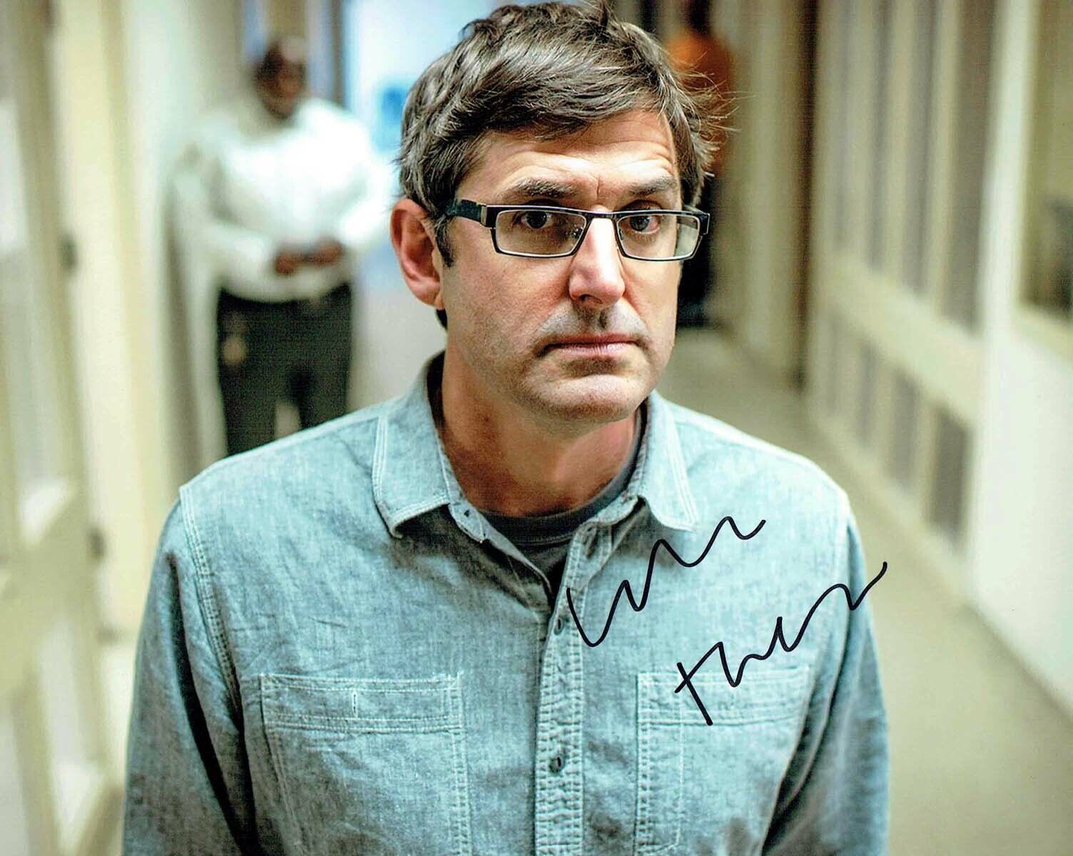 Louis THEROUX SIGNED Autograph 10x8 Photo Poster painting 5 AFTAL COA TV Journalist