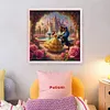 Dancing Beauty And The Beast-14CT Stamped Cross Stitch 50*50cm/19.69*19.69in tapestrymarket