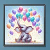 Diamond Painting-5D Full Round Drill Elephant