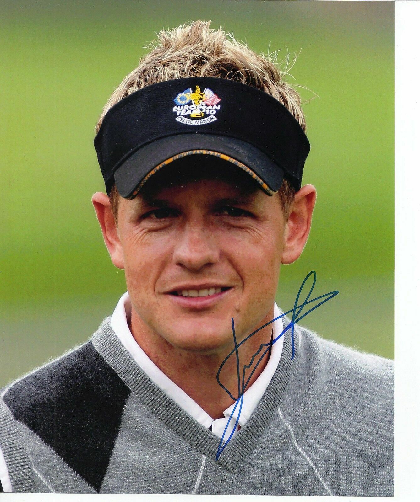 Luke Donald Signed 10X8 Photo Poster painting Ryder Cup 2010 AFTAL COA (3001)