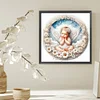 (30*30cm)Sleeping Angel - Round Partial AB Drill Diamond Painting