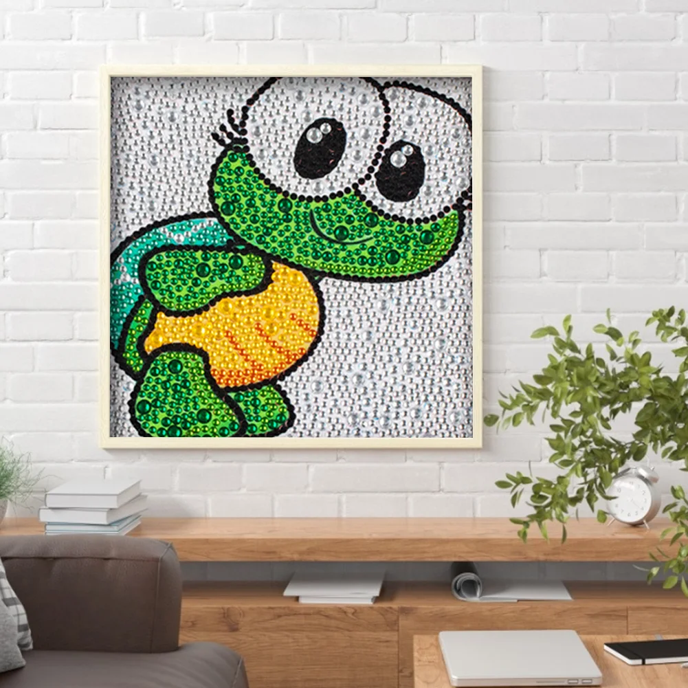 Diamond Painting - Full Crystal Rhinestone - Frog(18*18cm)【Without Frame】