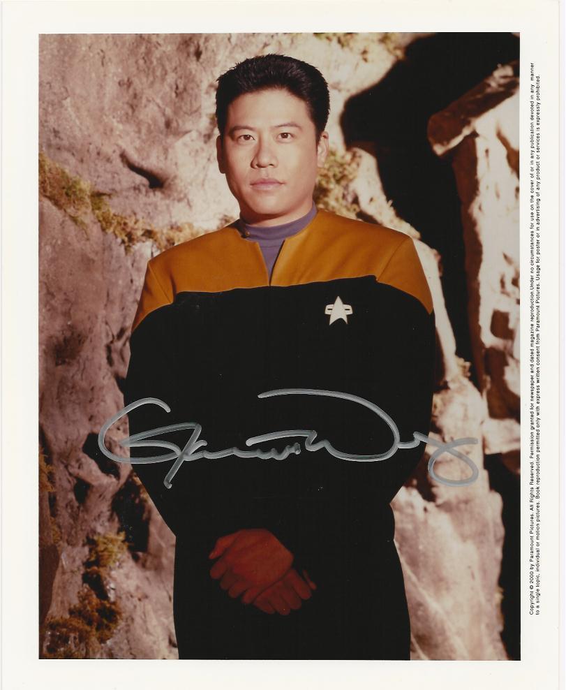 Garrett Wang - Star Trek VOY signed Photo Poster painting