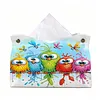 DIY Diamond Painting Creative Design Leather Handmade Tissue Holder Rhinestones Decorative Tissue Box Craft Kits
