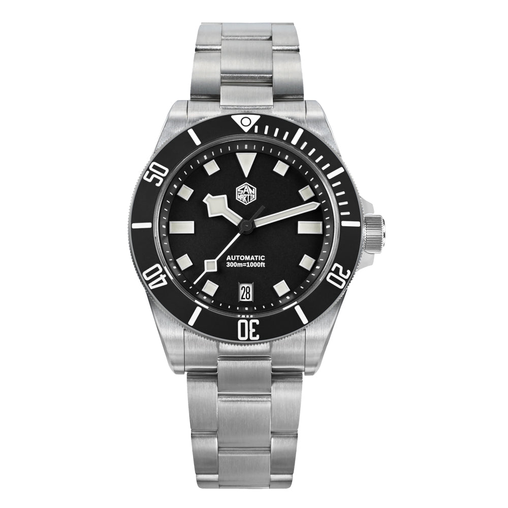 Watchdives x San Martin Stainless Steel 39mm Dive Watch SN0121GB - Simple Chapter Ring San Martin Watch san martin watchSan Martin Watch