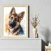 German Shepherd Dog-11CT Stamped Cross Stitch 40*50cm/15.75*19.69in tapestrymarket