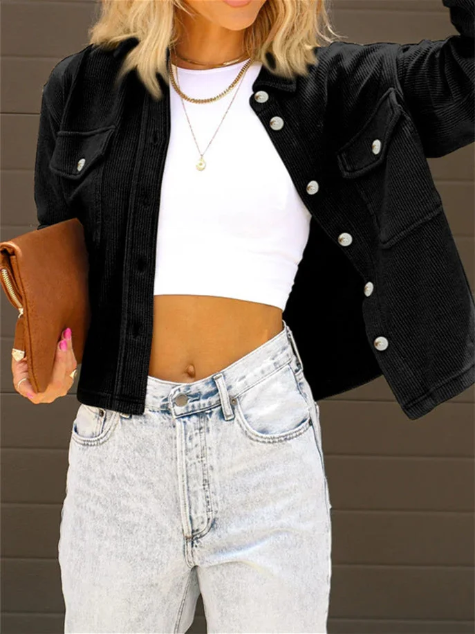 Women Half Sleeve V-neck Solid Color Dress