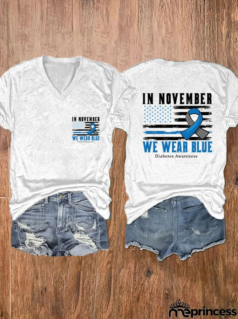 Women's Diabetes Awareness Casual T-Shirt