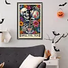 (40*60cm)Skull Drink Tea Tarot - Full Round Drill Diamond Painting