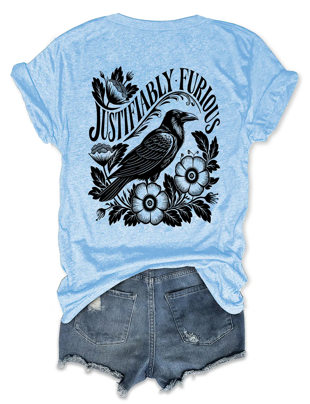 Justifiably Furious Raven T-shirt