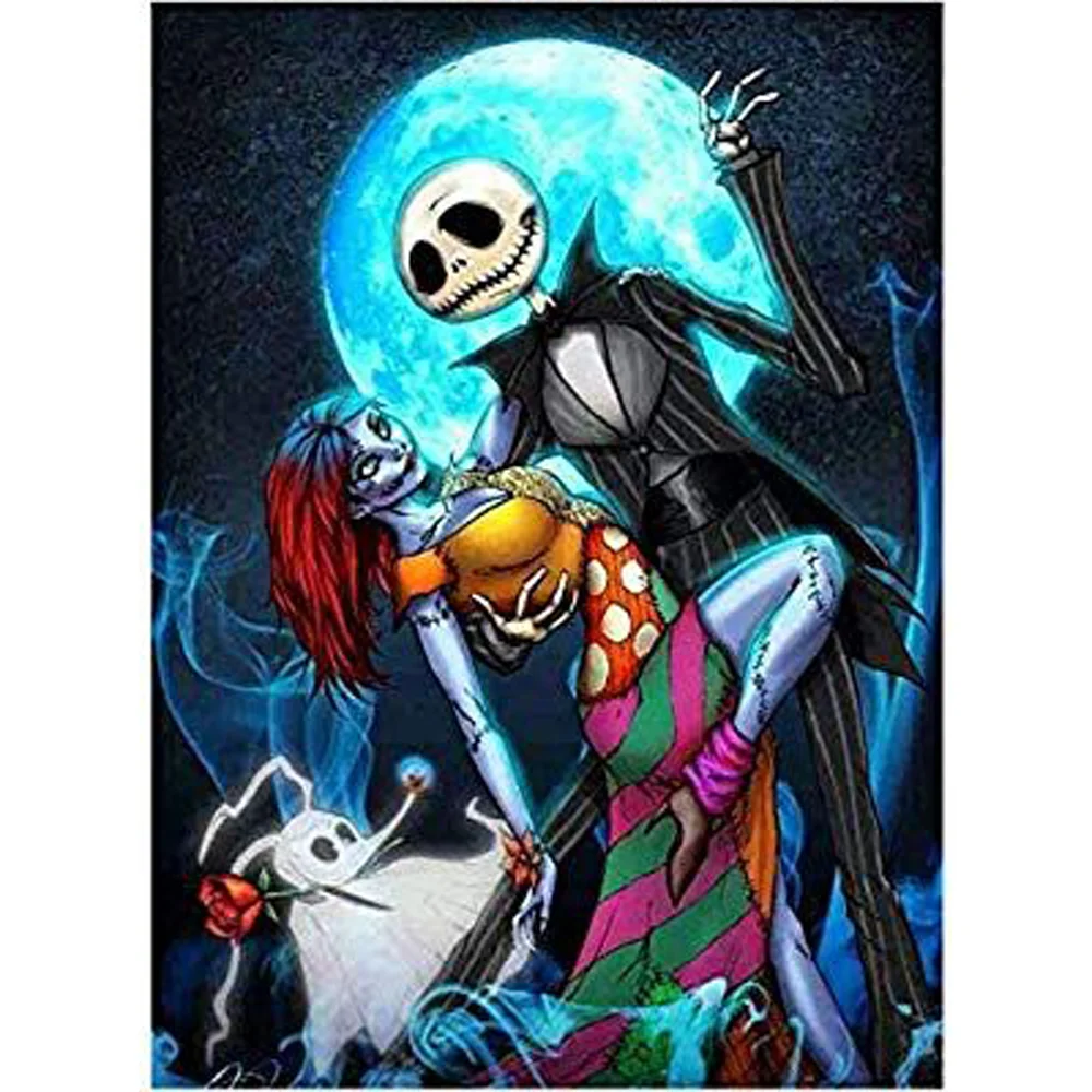 Diamond Painting - Full Round/Square Drill - Nightmare Before Christmas(30*40 - 50*60cm)