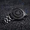 Magnetic Roller Men's Personalized Creative Watch Trendy Black Technology Cool Concept Borderless Design Watch