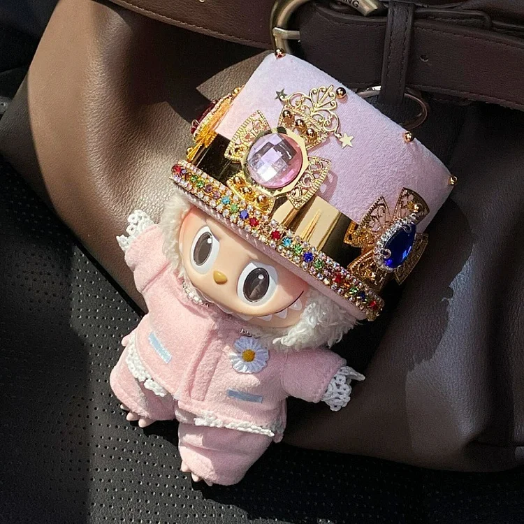 Labubu Replacing Clothes GD Style G-Dragon Pink Suit Doll Clothes