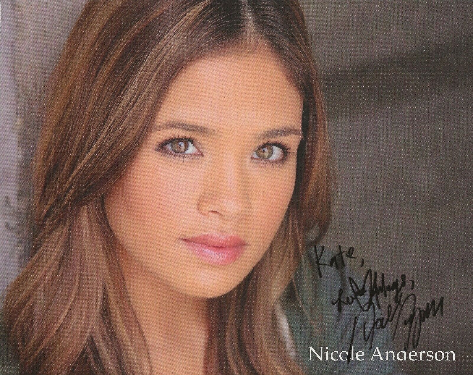 Nicole Anderson REAL hand SIGNED Promo Photo Poster painting #1 COA Disney Actress