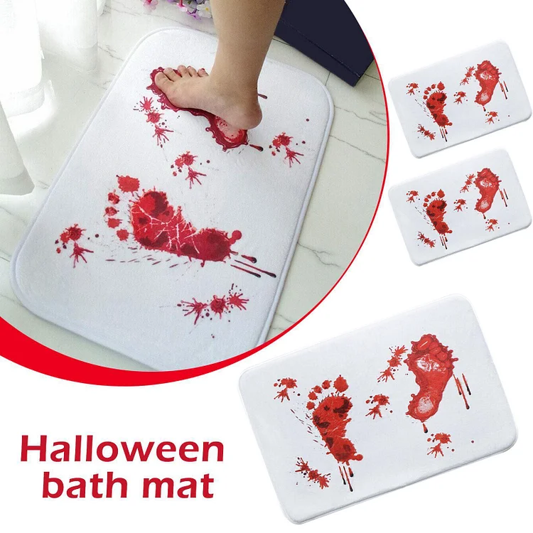 Bloody Color Changing Halloween Bath Mat - tree - Codlins