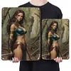 [Grande Taille]Pin up girls - Panneaux en &eacute;tain m&eacute;tallique(30*40cm)