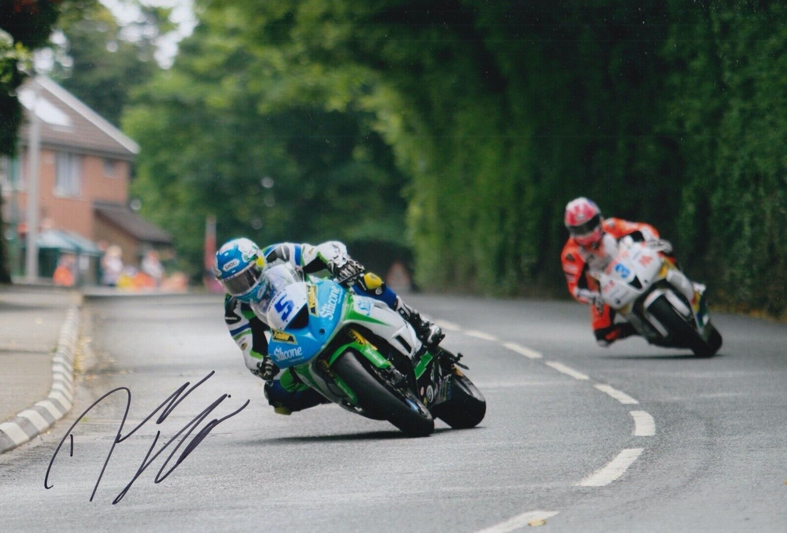 Dean Harrison Hand Signed 12x8 Photo Poster painting Isle of Man TT Autograph 2