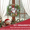 Diamond Painting Acrylic Santa Claus Pendant Kits for Home Wall Decor