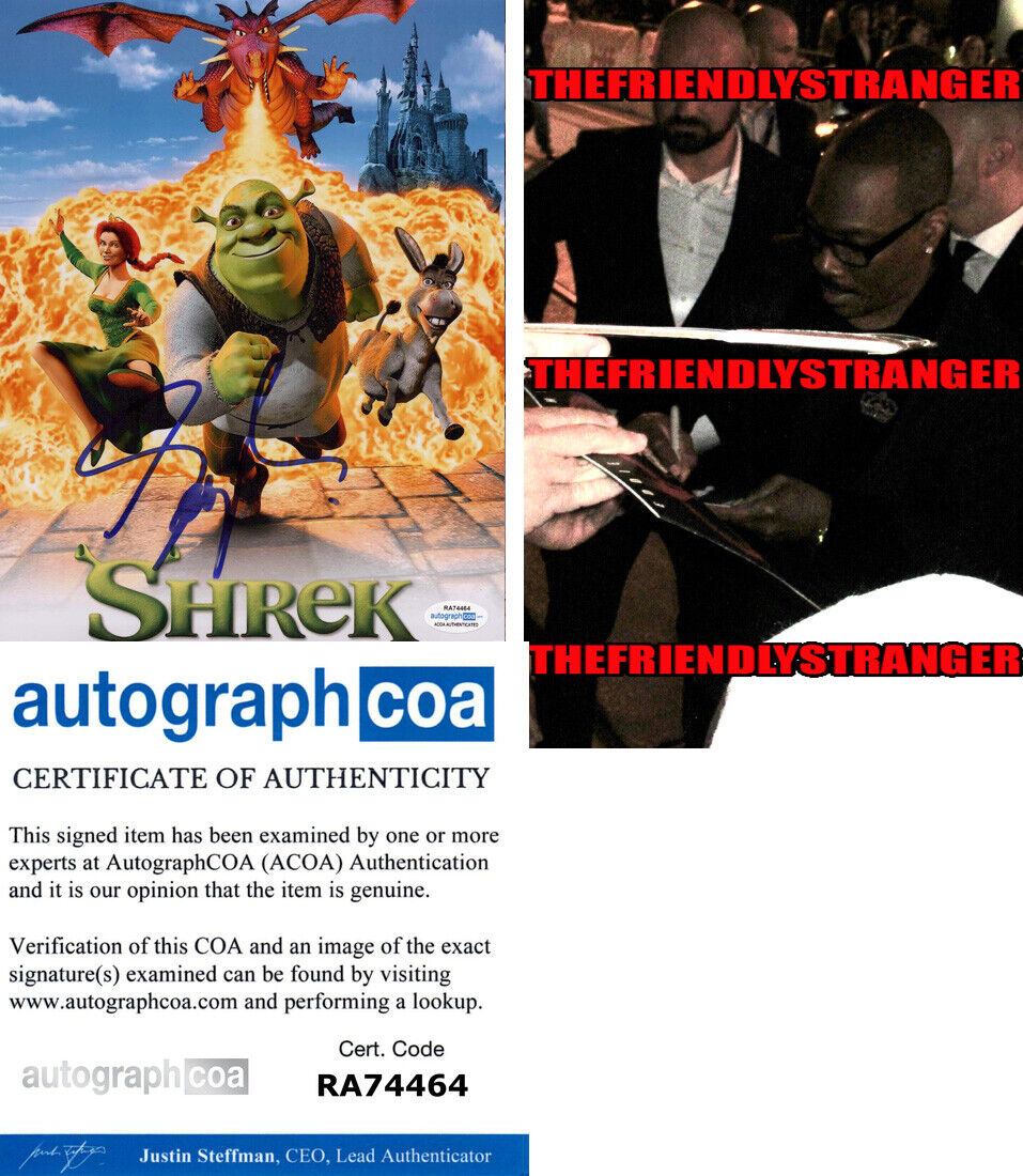 EDDIE MURPHY signed Autographed SHREK