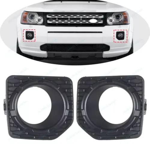 Dronehint Front Fog Light Trim Bezel Cover Grille l Fit For Land Rover LR2 2011-2012,RH&LH (For: Land Rover) Parts