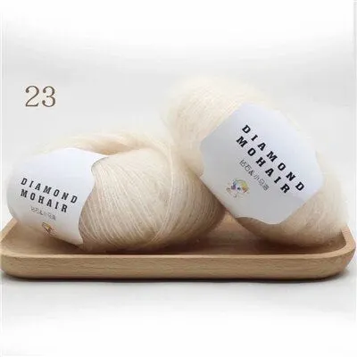 24 - 25g / Ball Angola Amorous Feelings Thin Mohair Wool Yarn Plush Fine Wool Crochet Hand Knitting
