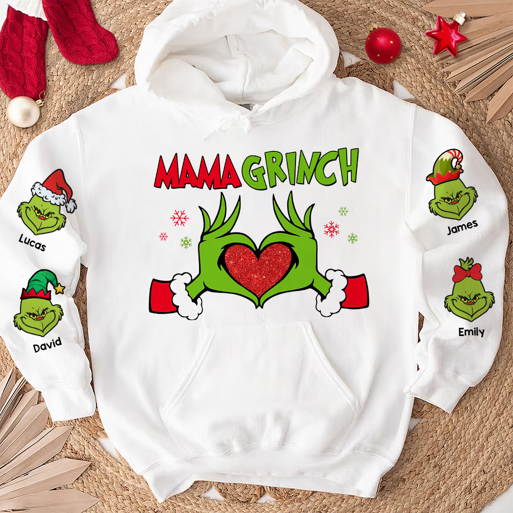 Loveyoufancy Gift For Family, Personalized Shirt, Christmas Green Monster Family Shirt, Christmas Gift 