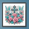 Diamond Painting-DIY Crystal Rhinestone Cross and Dove