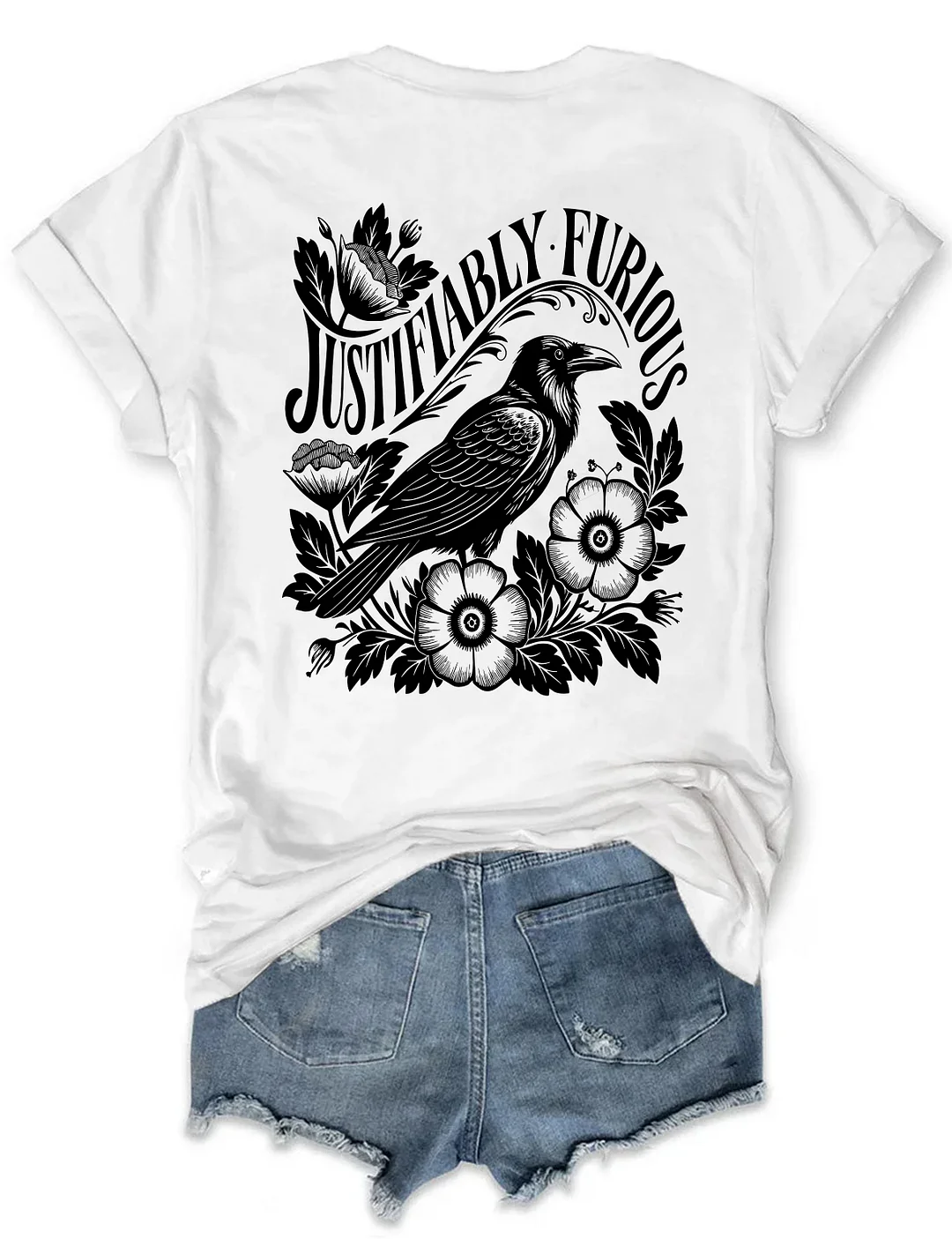 Justifiably Furious Raven T-shirt