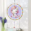 DIY Diamond Painting Double-sided Rotatable Hanging Wind Chime Suncatcher Hanging Kit