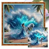 Beach Beauty Horse-11CT Stamped Cross Stitch 40*40cm