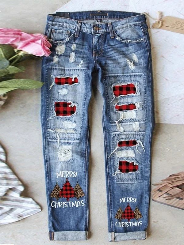 Women Bottoms Jeans Graphic