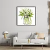 Lily of the Valley Full Stamped Cross Stitch 18CT 2-Strand 25x25cm
