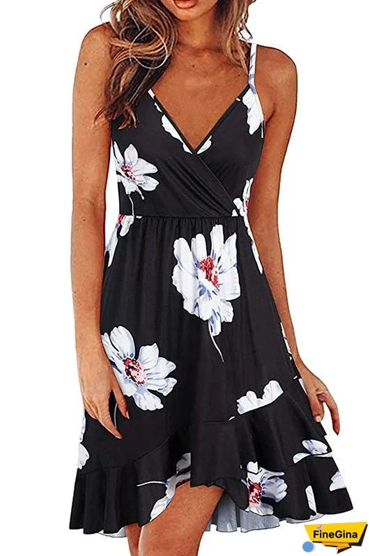 Sexy V-Neck Backless Cocktail Party Dress
