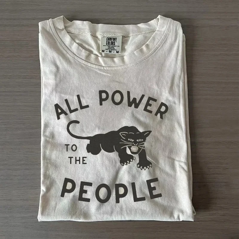 Eagerlys All Power to the People T-shirt Eagerlys