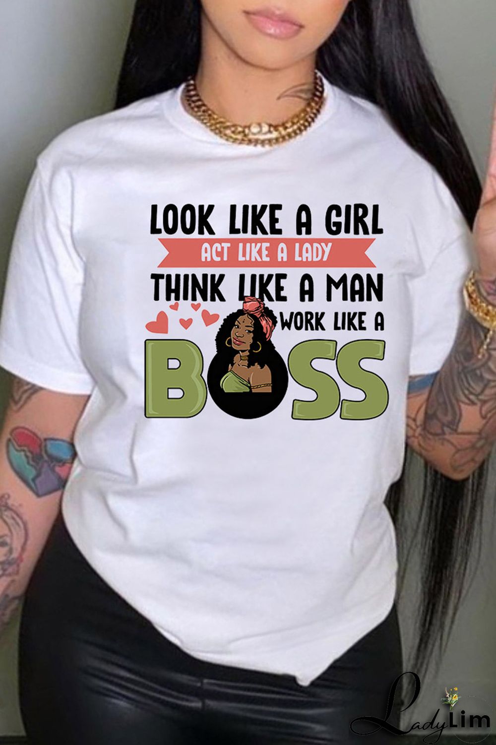 White Blue Fashion Casual Print Basic O Neck T-Shirts