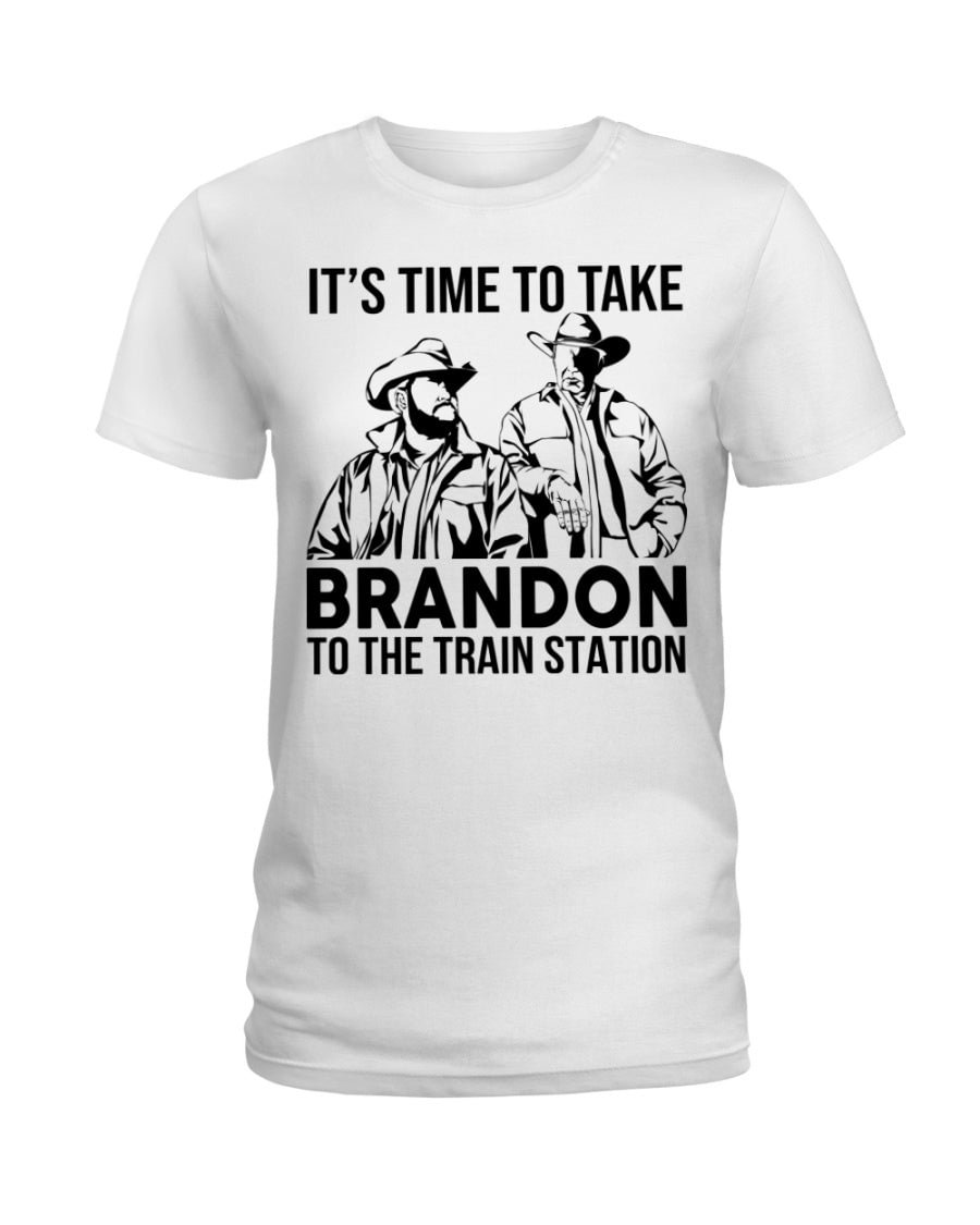 IT'S TIME TO TAKE BRANDON TO THE TRAIN STATION